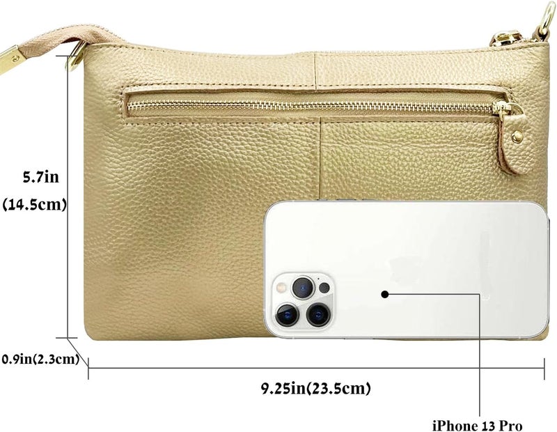 Beurlike Leather Wristlet Wallet Clutch Purses For Women Small Crossbody Phone Bags - Image 3